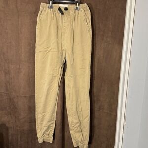 Paper Denim & Cloth Boys XL (16) Jogger Pants Khaki Casual‎ Drawstring